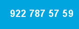 922 787 57 59 922 787 57 59